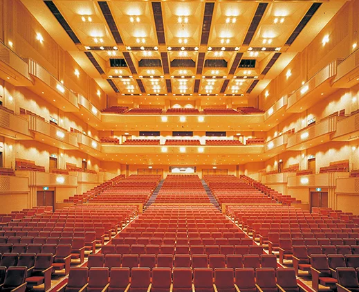森のホール21　大ホールの客席