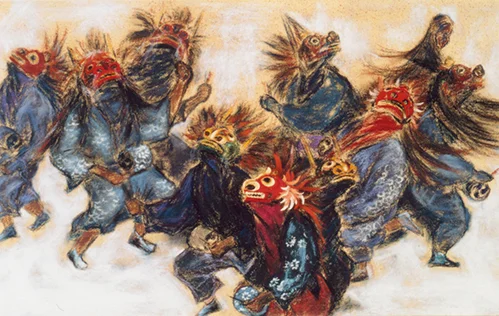 森のホール21　小ホールの緞帳